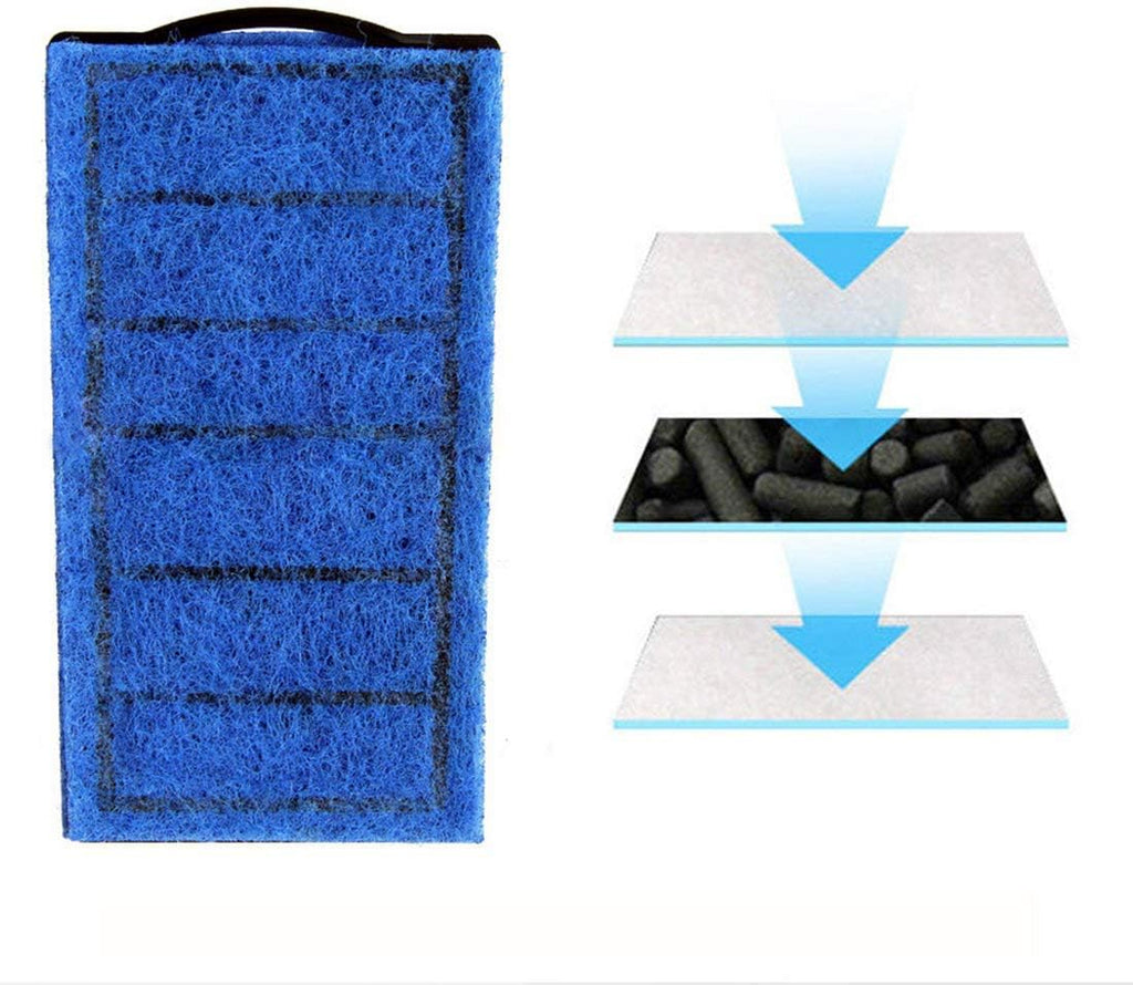 5PCS Filter Cartridges Replacement for Turtle Tank Filter Aquarium Internal Filter Accessories, 5 PCS Filter Cartridges