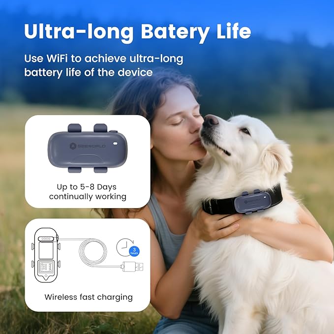 SEEWORLD Cat Tracker Dog Tracking Device - Image 7