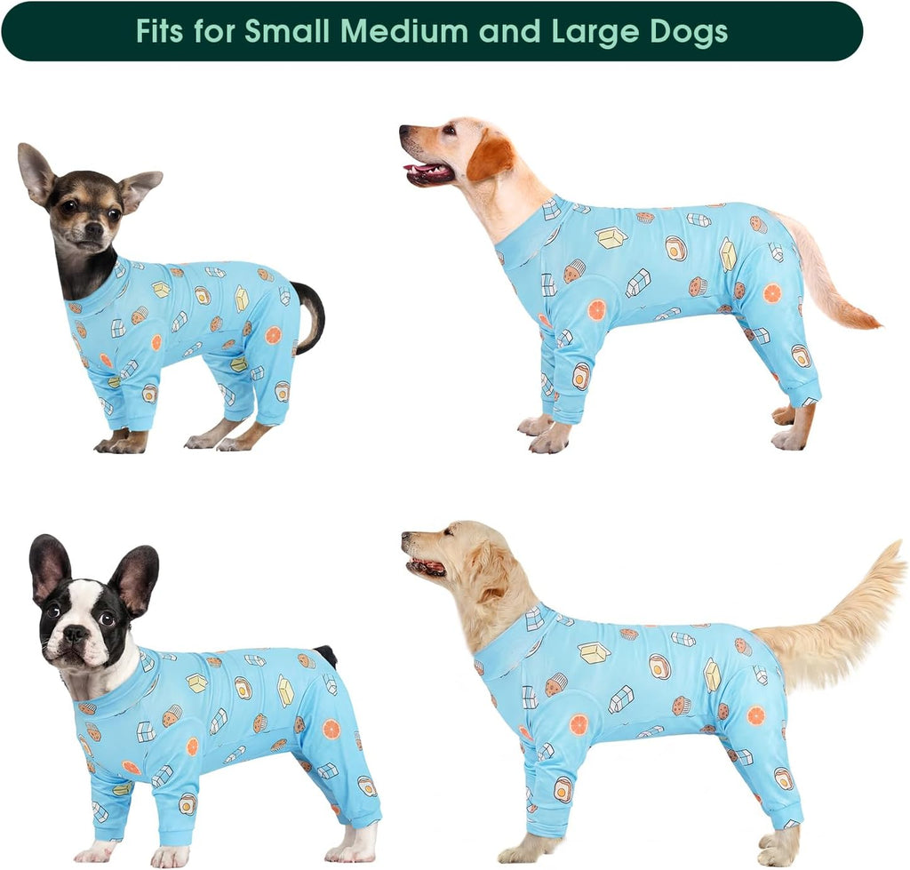 Kuoser Dog Recovery Suit, Anti-Licking Pajamas for Wounds