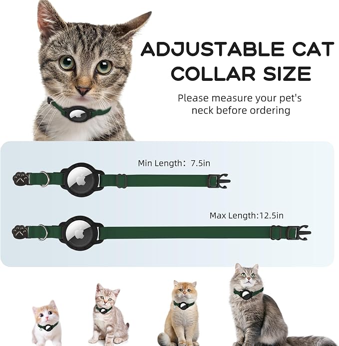 AirTag Cat Collars, Stretchy Collar - Image 6