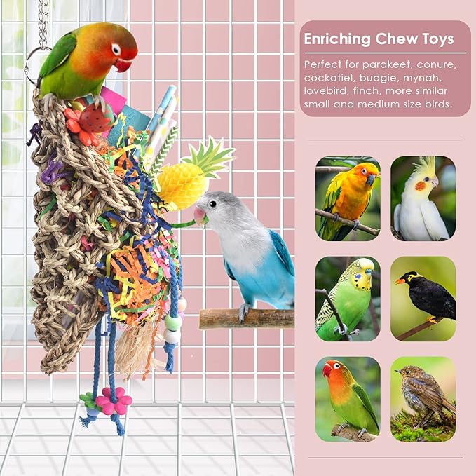 KATUMO Bird Toys, Seagrass Basket Toy - Image 5
