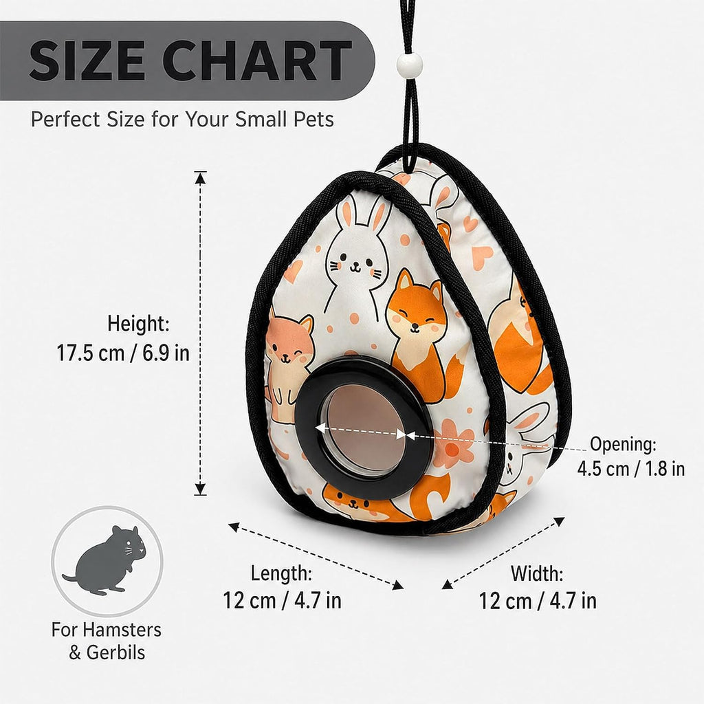 Guinea Pig Hammock, Chinchilla Hammock for Hamsters, Guinea Pigs
