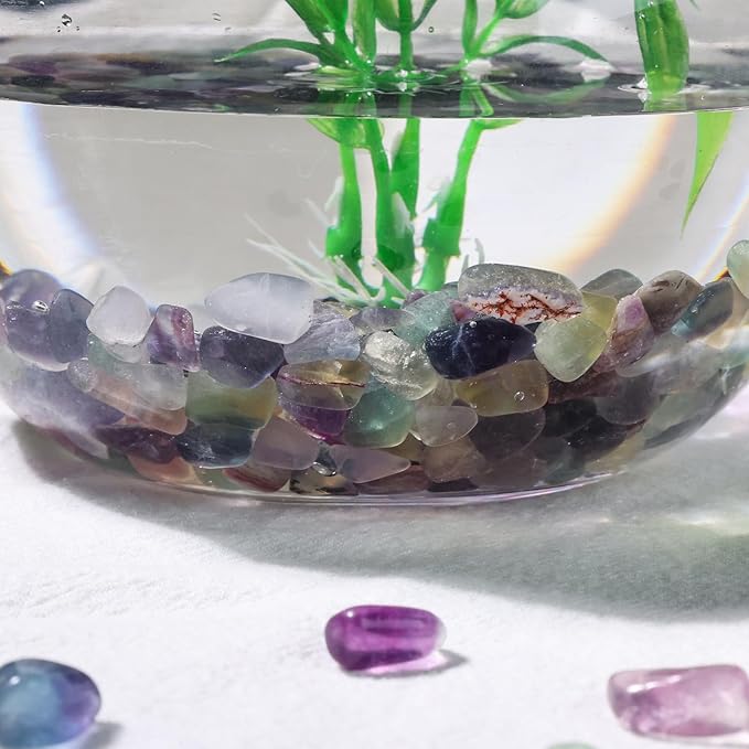 JOHOUSE Quartz Crystals, Crushed Chips Tumbled Polished Stones Assorted - Image 5