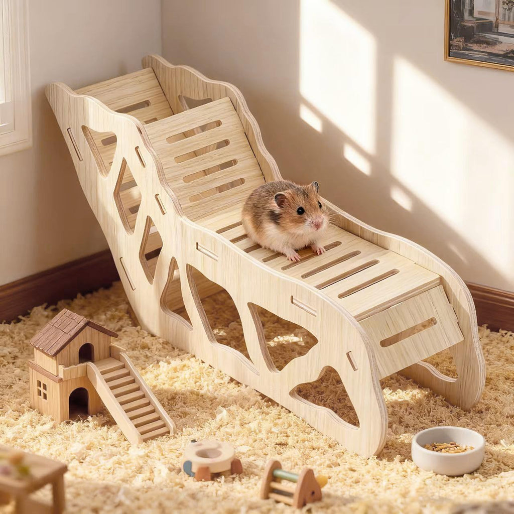 Hamster Platform 3-Piece，Hamster Cage Accessories toy Set