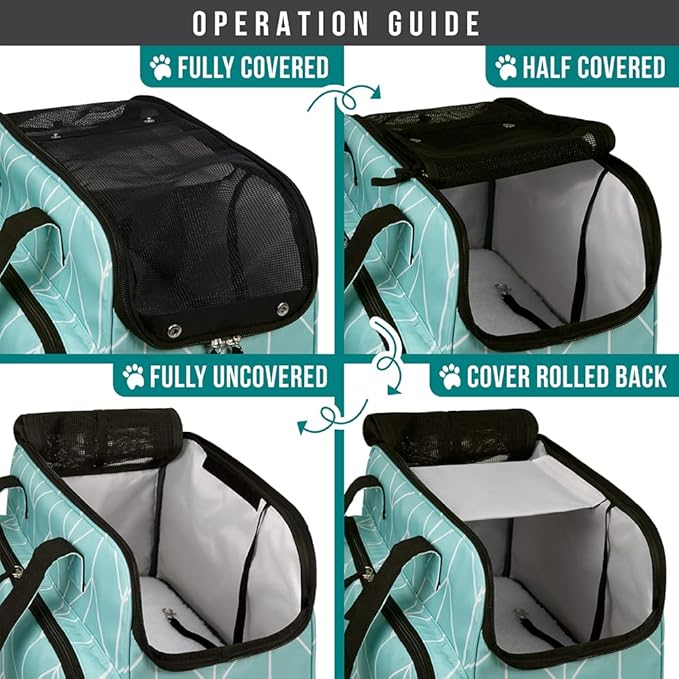 PetAmi Small Dog Purse Carrier, Soft-Sided Pet Carrier Bag - Image 5