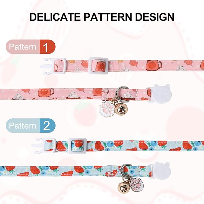 Unique Style Paws Kitten Collar, Cute Cat Collar - Image 4