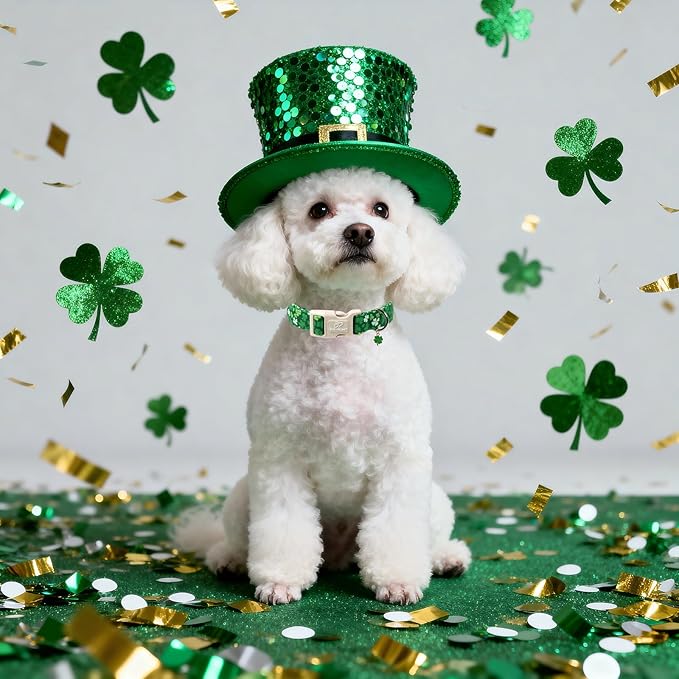 St. Patrick's Day Dog Collar for Large Dogs - Image 6