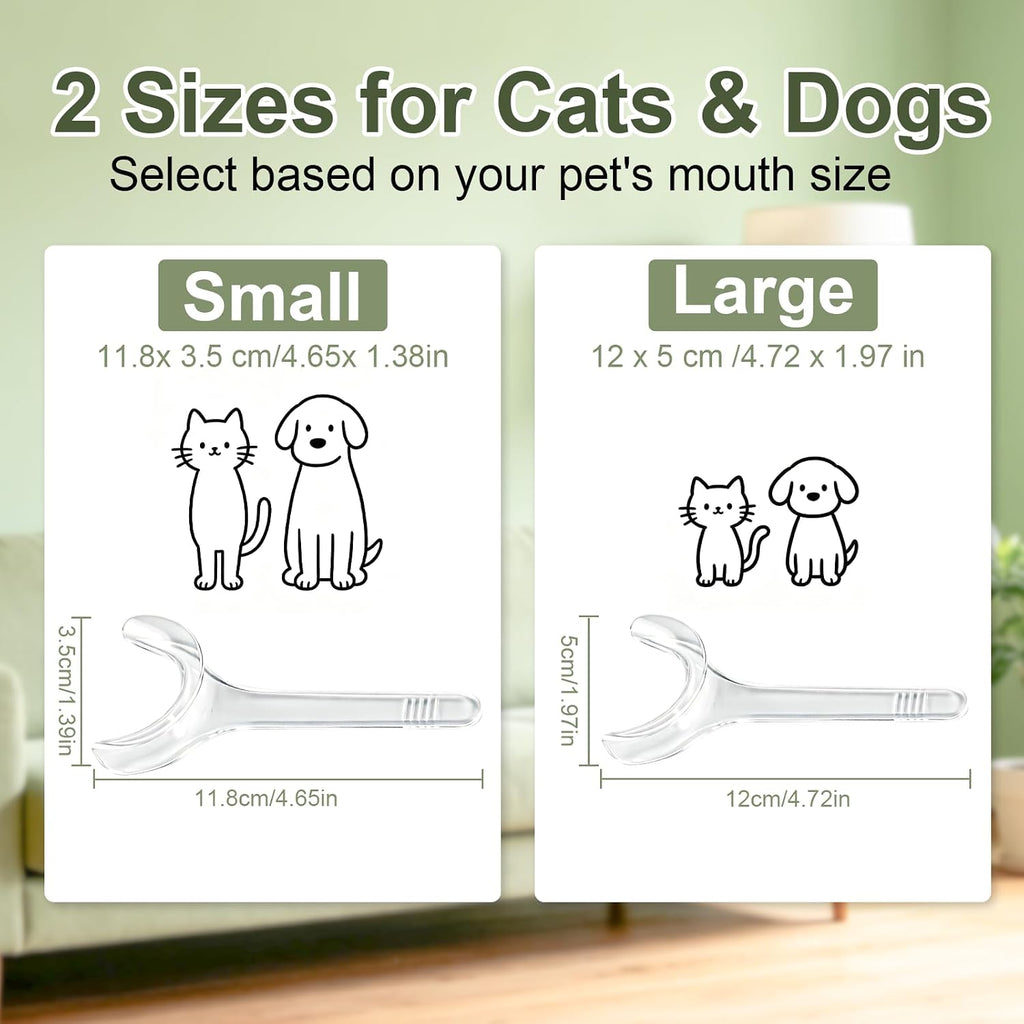 6 Pack Pet Tooth Brushing Helper for Dogs & Cat, Dog Dental Mouth Opener