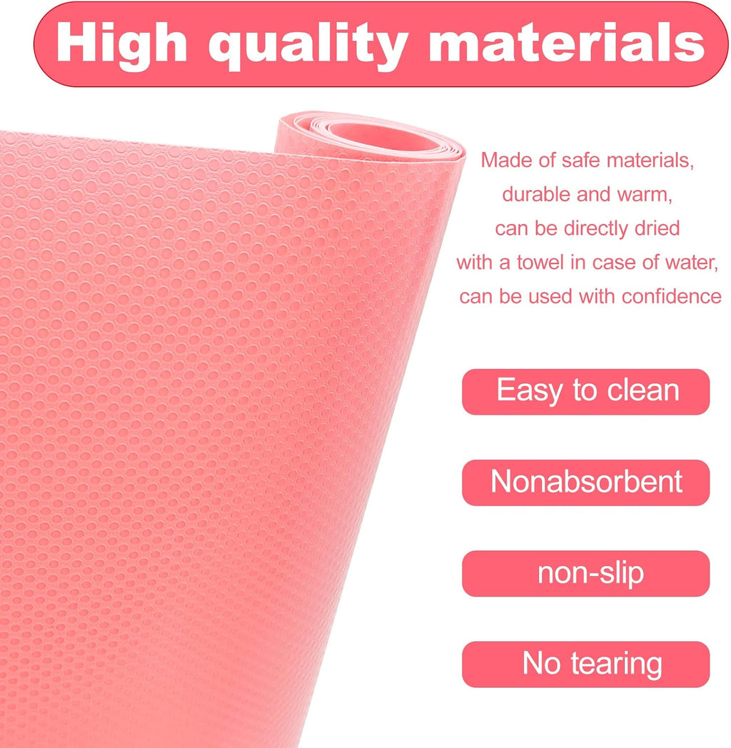 Bearded Dragon Tank Accessories Reptile Tank Accessories Leopard Gecko Tortoise Habitat Accessories Reptile Terrarium Carpet Substrate for Non-adhesive Reptile Habitat Bedding（pink 79inch） (Pink)