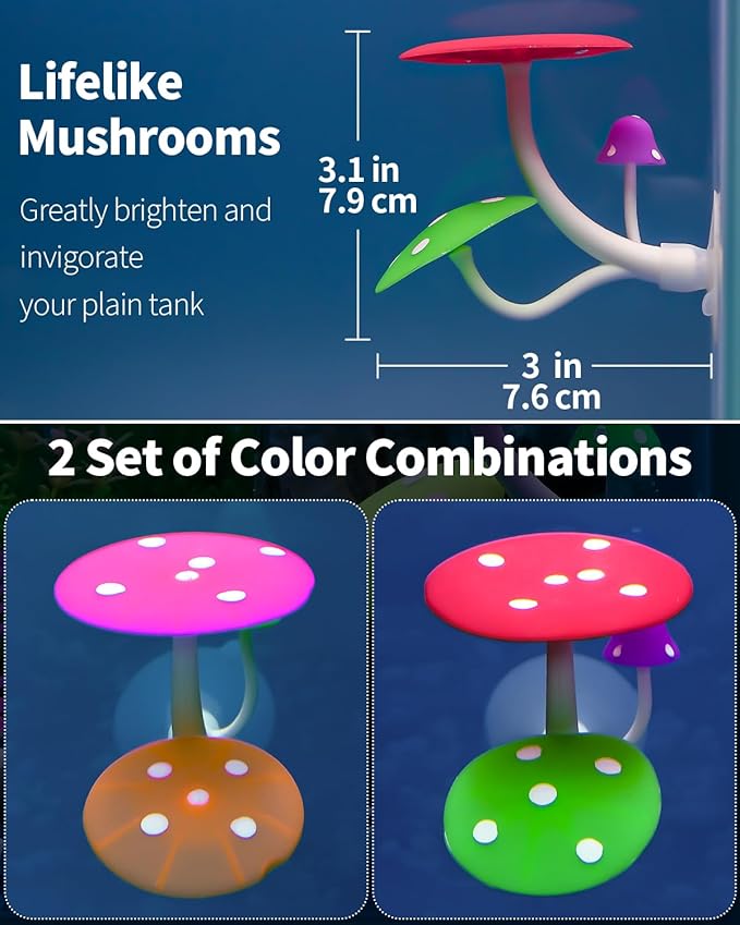 Uniclife Betta Mushroom Hammock Soft Aquarium Rest Bed Fish Breeding Playing Pad - Image 4