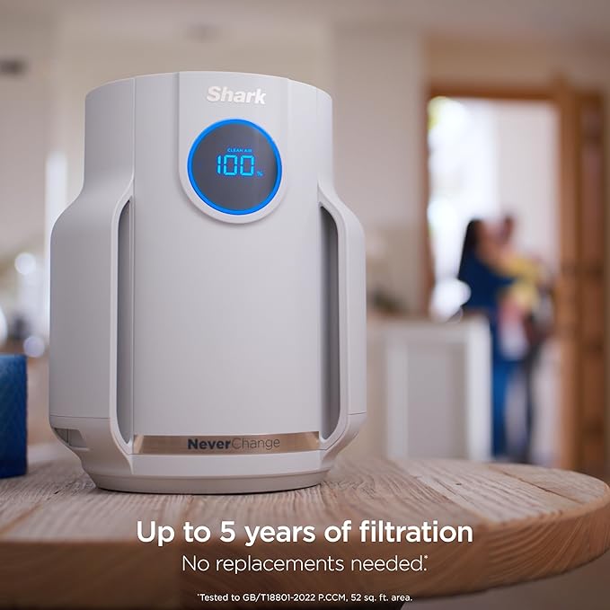 Shark Air Purifier for Home, NeverChange Compact Pro, for Bedroom, Home Office - Image 12