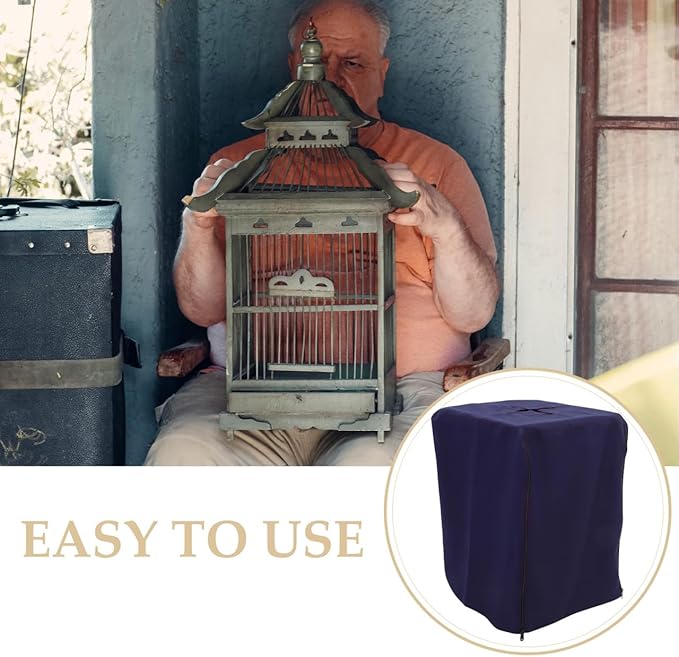 Bird Cage Cover, Large Bird Cage Cover Thicken Parrot Cage Protector Night Bird - Image 3