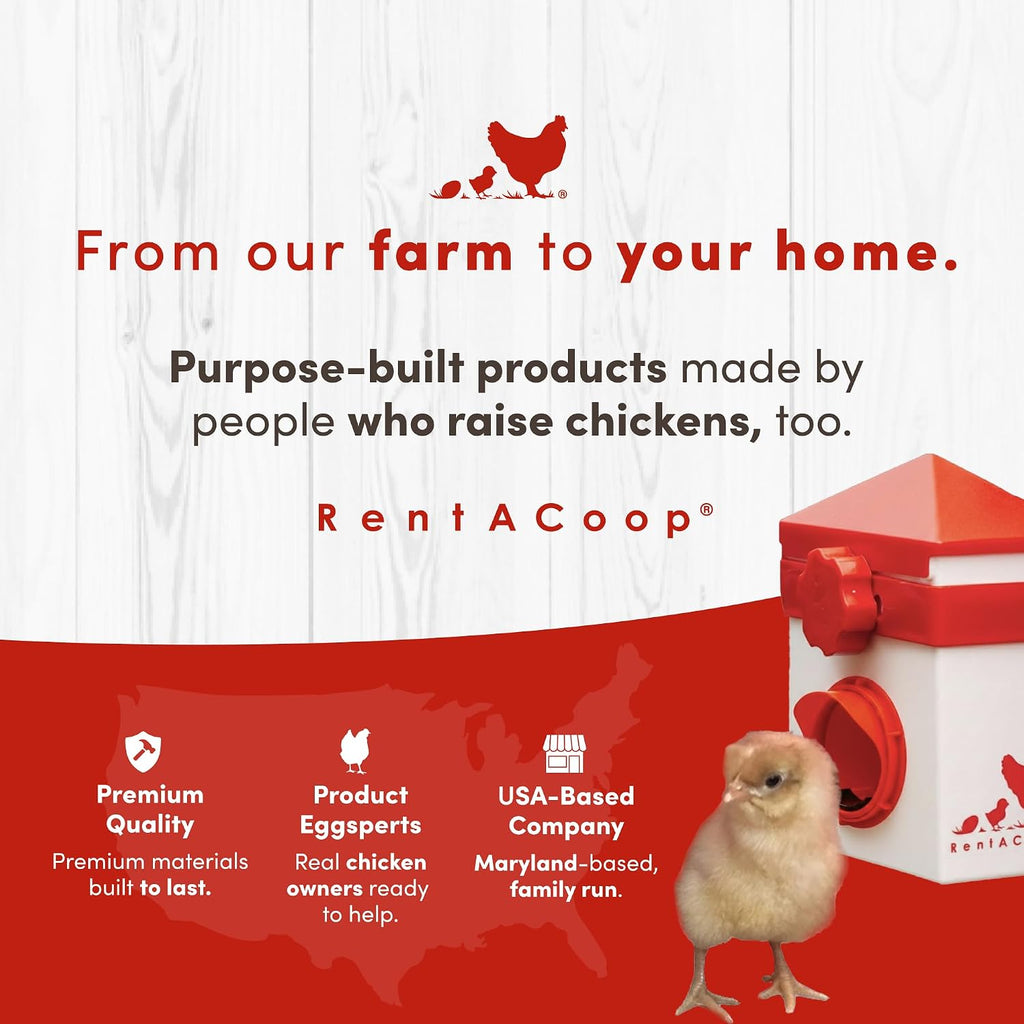 RentACoop Little Red Barn Chick Brooder