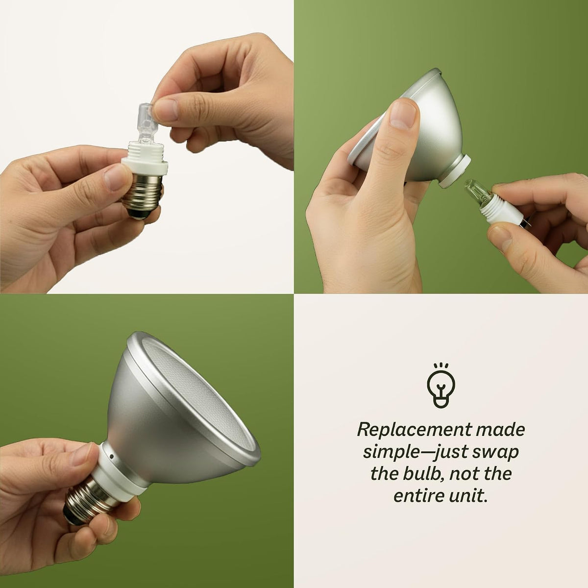 Reptile Systems Replacement Bulb Eco Halogen White Spot Lamp – White 100w, 2 Count – Replacement Bulb Kit for Reptiles & Amphibians – Light for Tanks, Vivariums & Crested Geckos