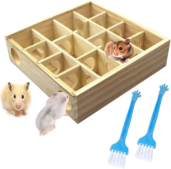 Allazone Wooden Maze Tunnel Toy by Allazone