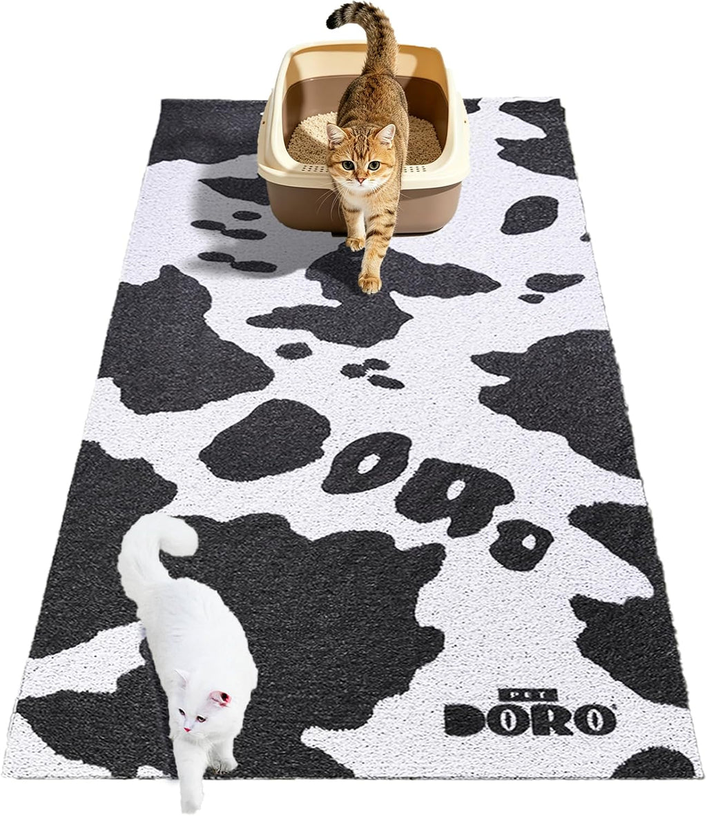 Doro Cat Litter Mat, 23 x 15 Inch Waterproof Litter Trapping Mat