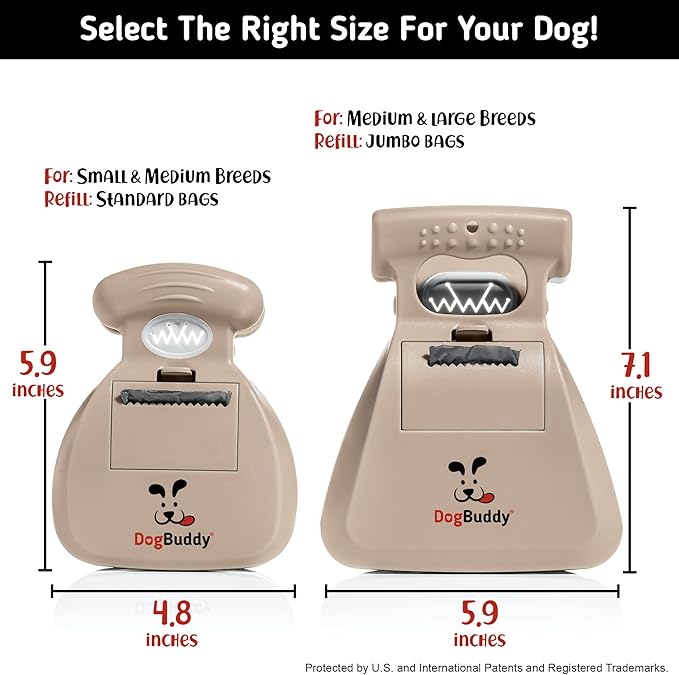 DogBuddy Pooper Scooper, Portable Dog Pooper Scooper, Poop Scooper - Image 2