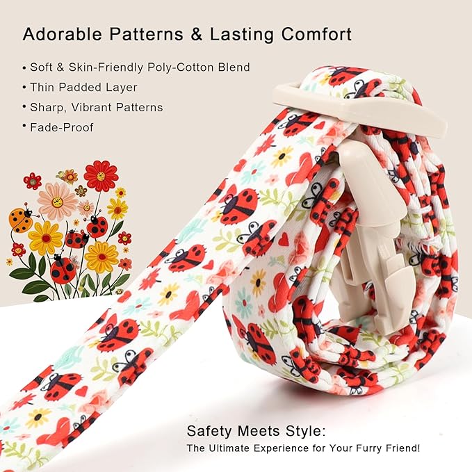 Ladybug Dog Collar for Medium Dogs - Image 4