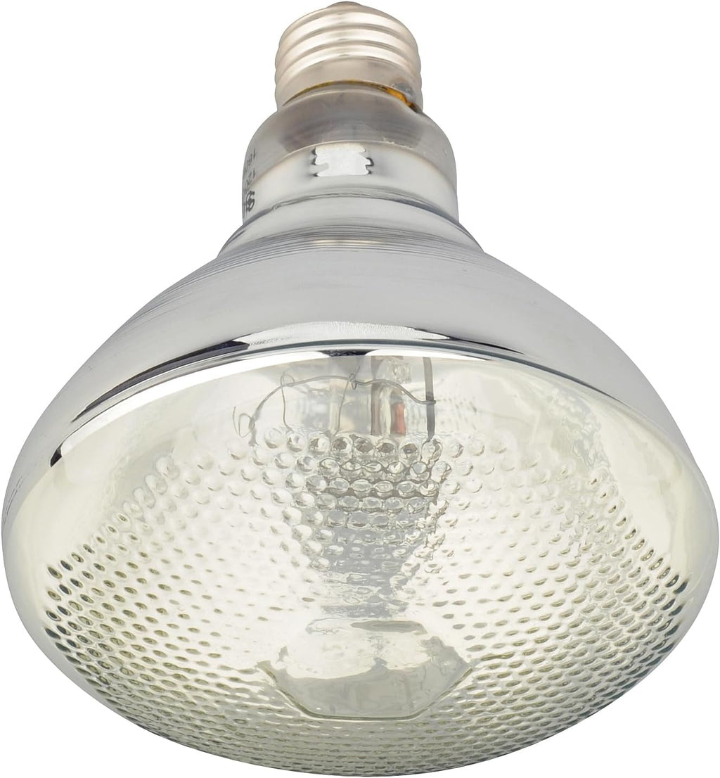 Sundew Mercury Vapor UVB Reptile Bulb 100W, PAR38 120V E26 – Coated Glass UVB Heat Lamp (100, Watts)