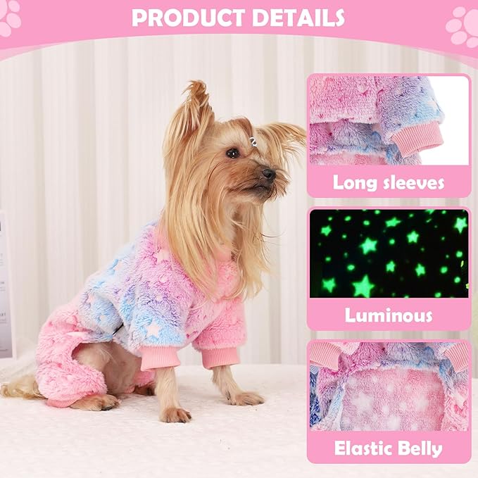 Dog Pajamas Psj Clothes Girl Small Winter Cute Small Puppy Clothes 4 Legs - Image 3