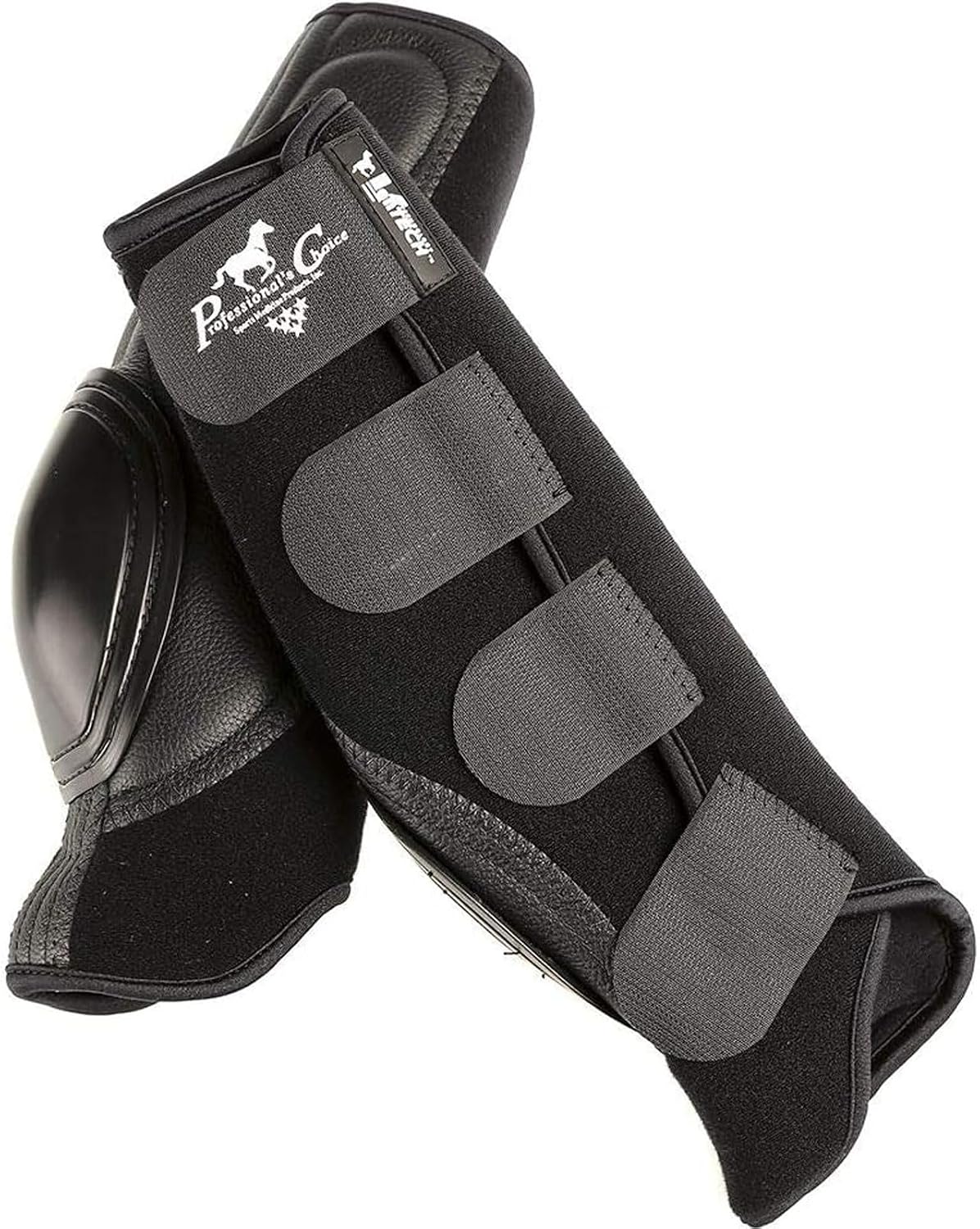 Professional's Choice Equine Ventech SlideTec Skid Rear Leg Boot | Prevents Burns During Sliding Stops | Pair | Short or Standard Size