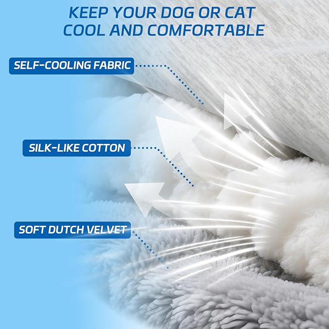 Dog Cooling Mat Self Coolings Foldable Cooling Pad - Image 3