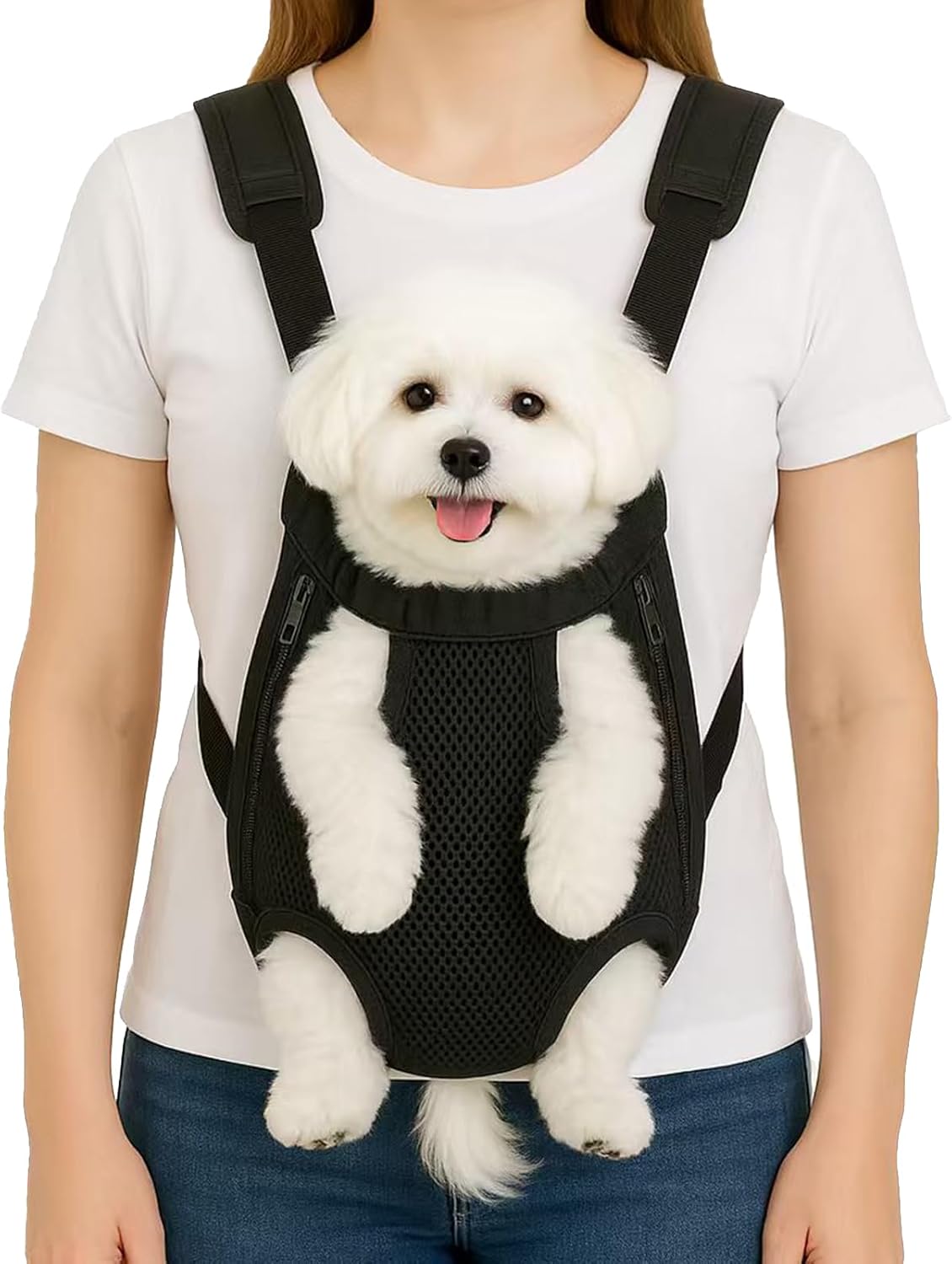 Mosago Dog Backpack Carrier, Front Chest Carrier for Small Dogs