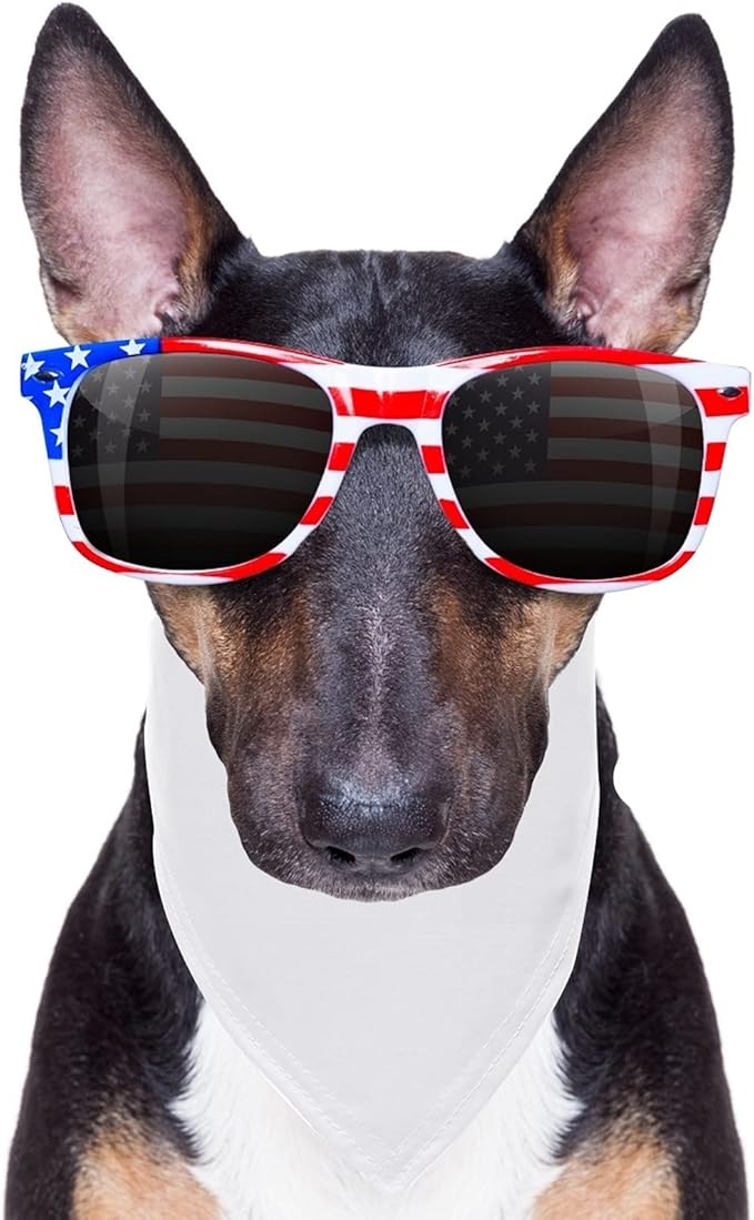 24 Pieces Sublimation Pet Bandanas White Heat Transfer Triangle Dog Scarf Blank - Image 6