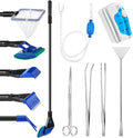 Aquarium Fish Tank Cleaning Tool Kit Include 4 Pcs Long Aquascape Tools Kit 1 by Tiangrid