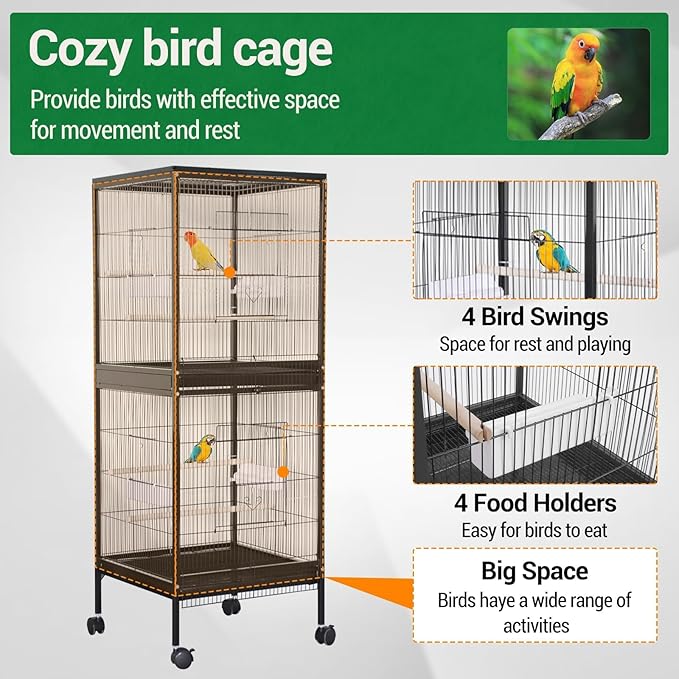 GarveeHome Small Bird Cage - Image 3