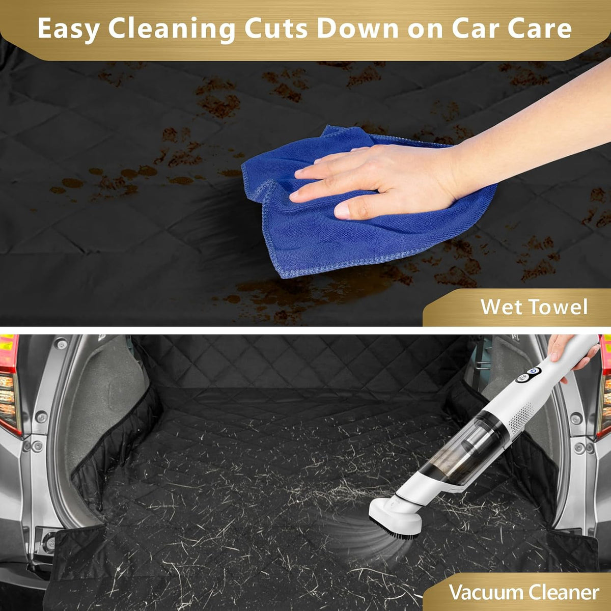 SUV Cargo Liner for Dogs - Trunk Cover for SUV with Bumper Flap Protector