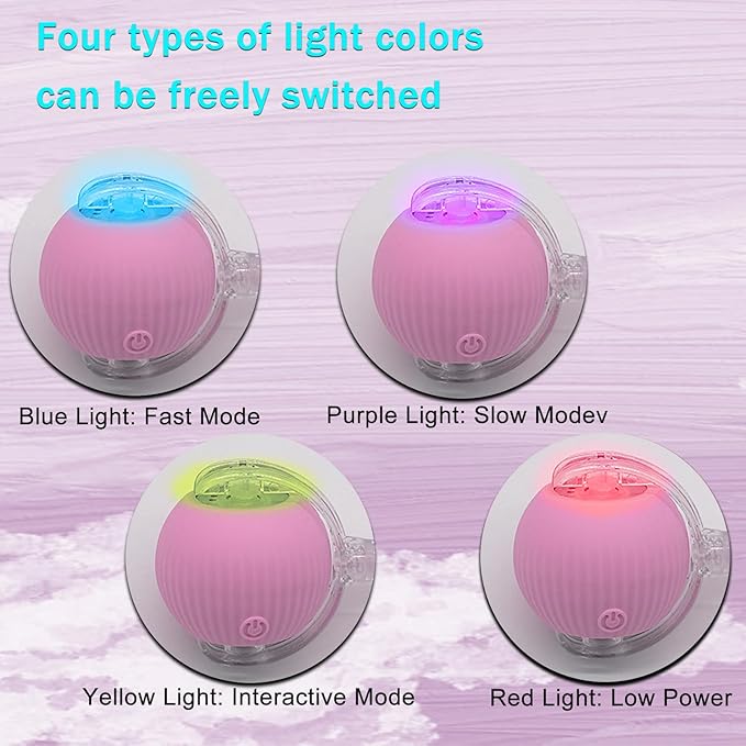 Interactive Cat Dog Toy Ball: Indoor Small Automatic Moving Smart Rolling Fun - Image 3