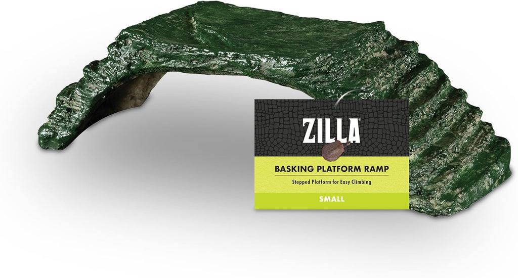 Zilla Basking Platform Ramp, Naturalistic Reptile Decor, Small