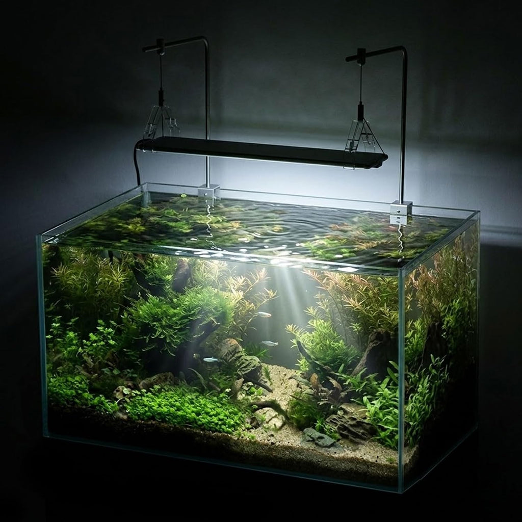 Stainless Steel Aquarium Light Riser Adjustable Hanging Kit Rimless Tank