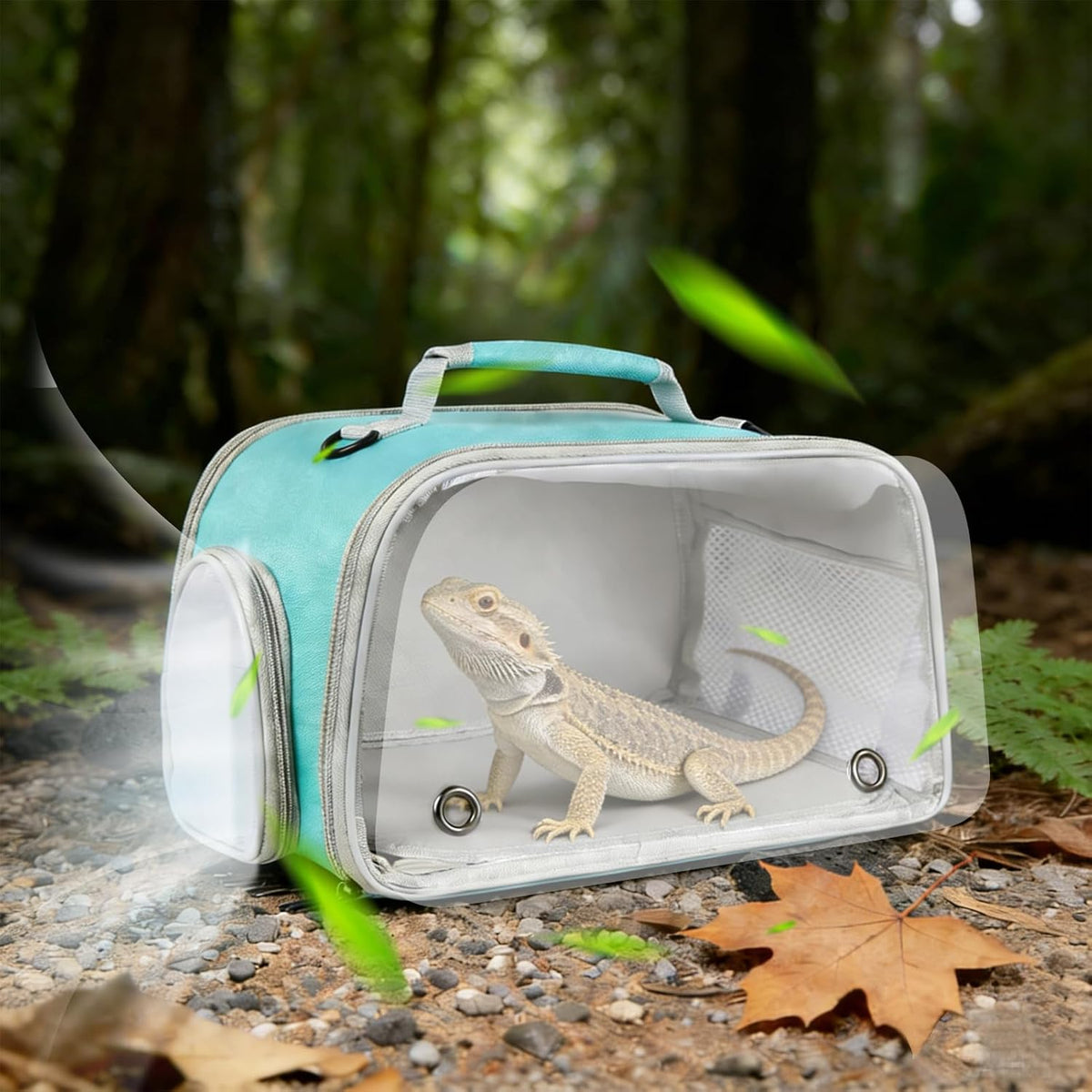 WEVONIGU Guinea Ping Travel Backpack Carrier with Clear Bubble Dome Window Large Space & Breathable Travel Cage with Soft Mat Airline Approved