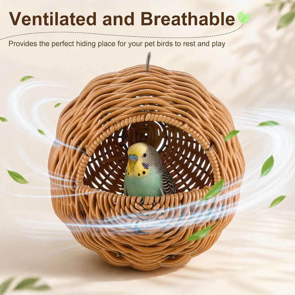 M METERXITY Simulated Rattan Hanging Bird Nest, Hanging Nest, G-Type