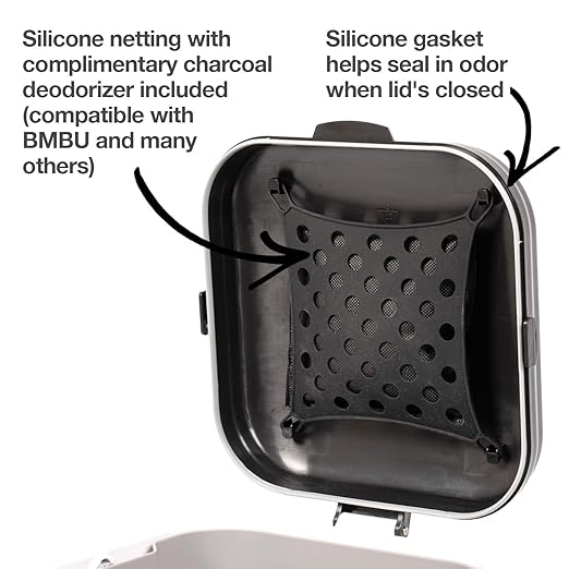 PetFusion Portable Cat Litter Disposal; Innovative Dog Poop Trash Can - Image 4