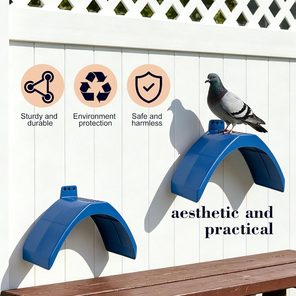 Plastic Dove Rest Stand, Lightweight Pigeon Perch, Roost Holder, Birdcage Accessory for Parrots and Other Birds, 20 Pcs (20, Blue)