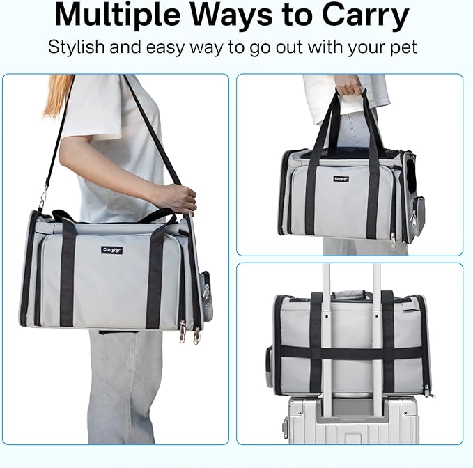 Expandable Cat Carrier, Airline Approved Soft Sided Pet Carrier - Image 8