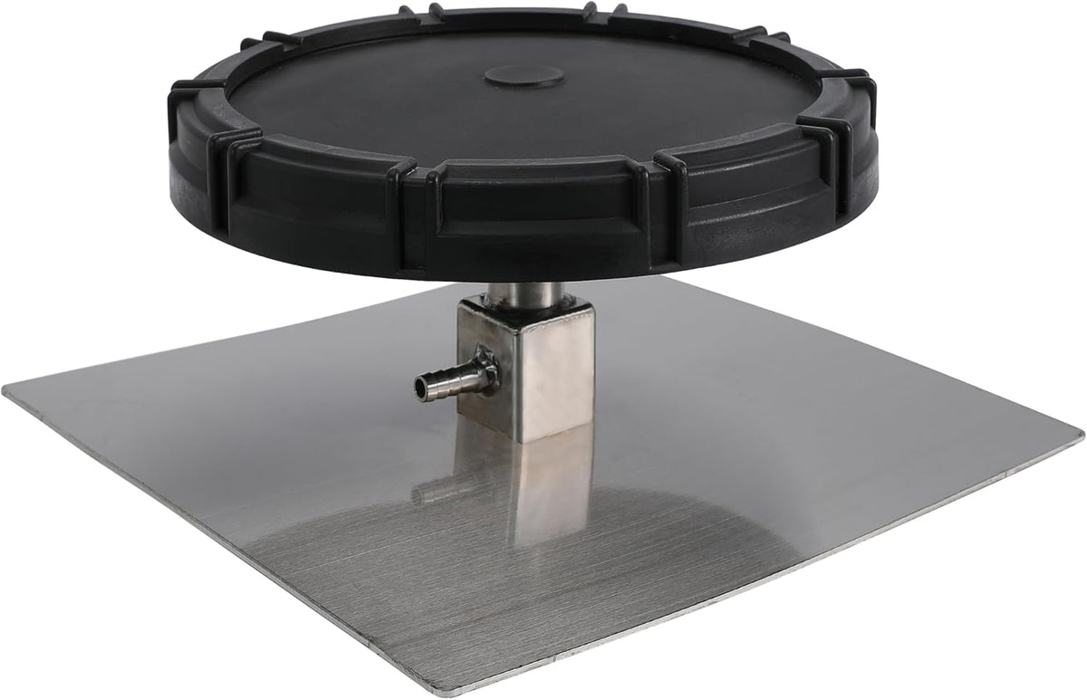 Pond & Lake Aeration Accessories with Membrane Diffuser Stainless Steel Chassis for Pond Aeration System, 10 inch
