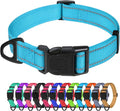 TagME Samll Dog Collars, Adjustable Reflective Nylon Pet Collar by TagME