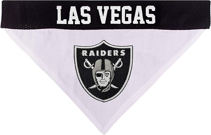Pets First NFL LAS Vegas Raiders Reversible Bandana Size XX-Large - Image 3