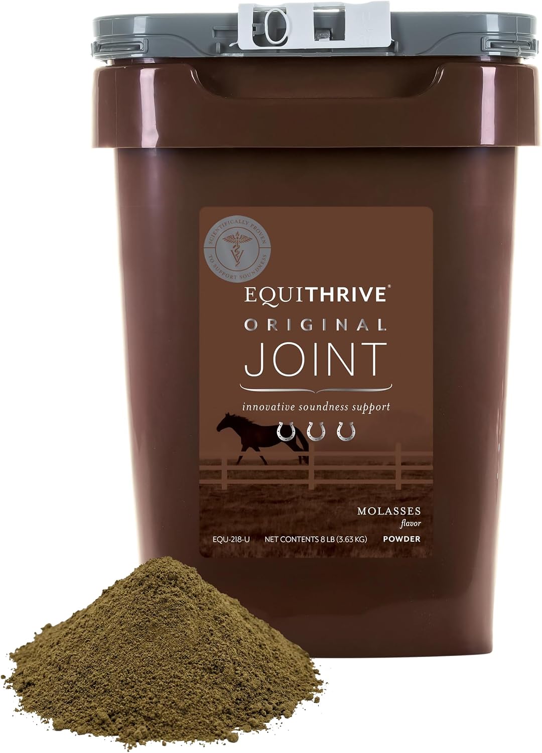 Equithrive Original Joint Powder Horse Supplement, Molasses Flavor, 2 lbs