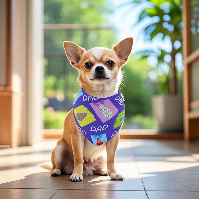 30 Pack Fathers Day Dog Bandanas Bulk - Image 7