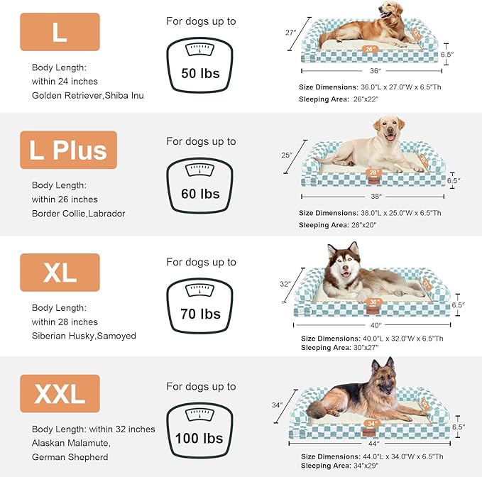 Large Dog Bed Orthopedic Washable: Beds Bolster XL Bed Big XLarge Dogs Egg - Image 7