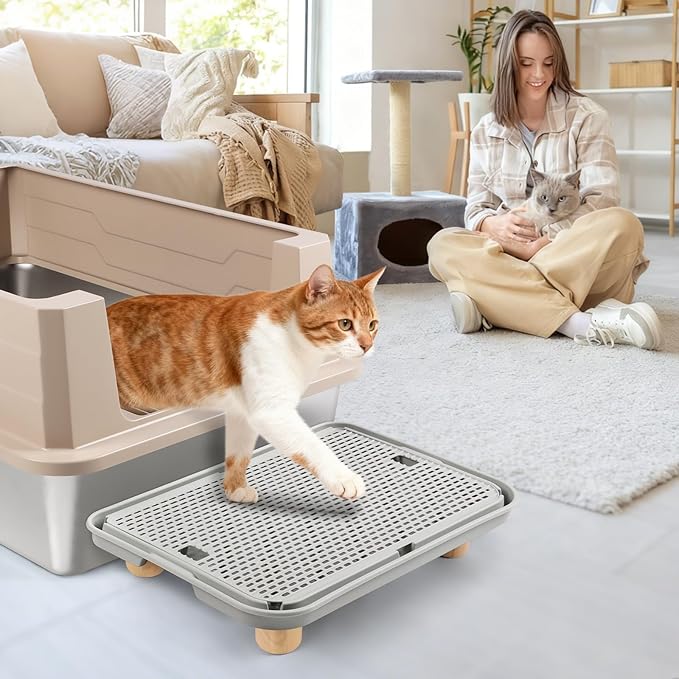 Litter Box Step, Cat Ramp/Step/Catcher - Image 2