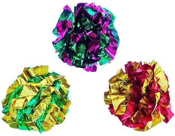 Original Mylar Crinkle Balls Cat Toys - Image 3