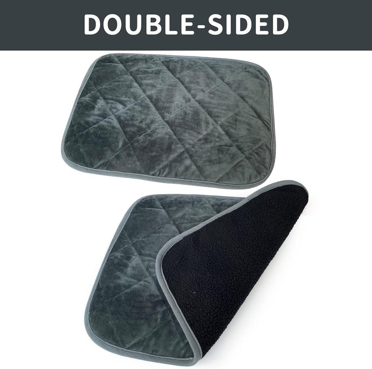 Self-Warming Cat Bed Indoor/Outdoor Super Soft Self Heating Pet Mat Washable Thermal Pad for Cat & Dog 21x15.7 inch