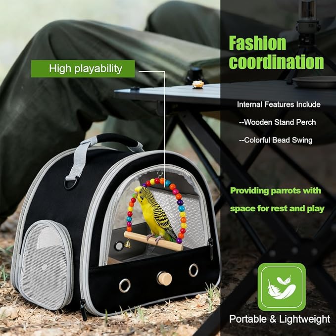 Portable Parrot Travel Cage Carrier - Image 7