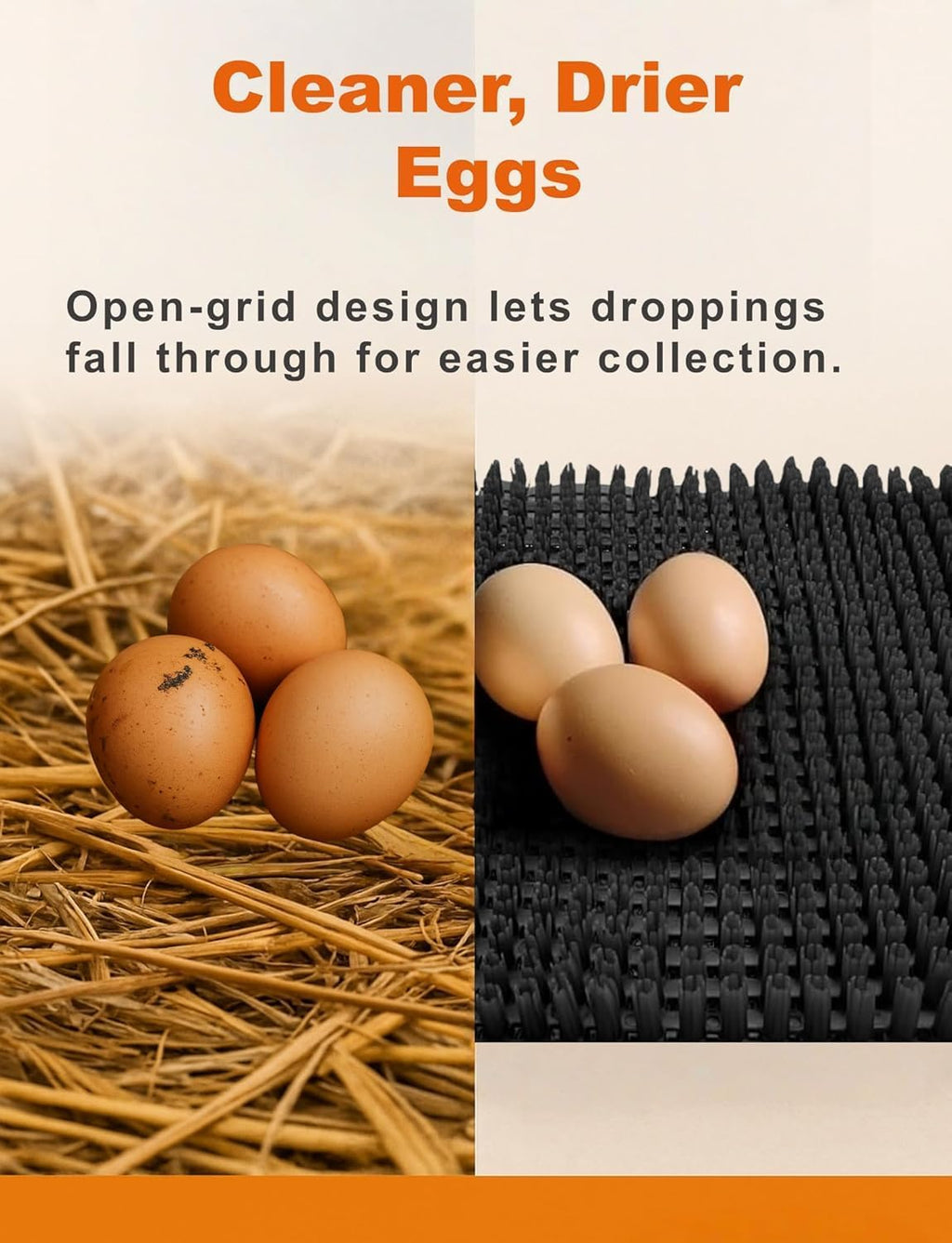 Chicken Nesting Pads 4-Pack, Washable & Reusable, 13 x 11 in, Grey